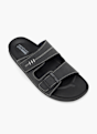 Memphis One Flache Pantolette Schwarz 58393 2