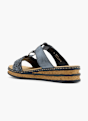 Rieker Płaskie klapki Niebieski 58613 3