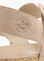 Rieker Sandale z visoko peto Nude 58618 5