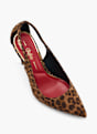 Buffalo Slingback heel Brown 59018 2