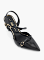 Buffalo Spangenpumps Schwarz 59019 2