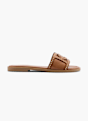 Catwalk Flache Pantolette Braun 59424 1