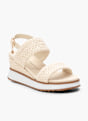 Xti Sandalias de tacón Beige 59583 2