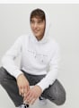 JACK & JONES Sweat à capuche Blanc 59644 5