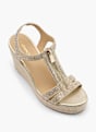 Catwalk Sandale cu toc Auriu 62097 2
