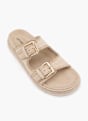 Catwalk Chinelo com palmilha alta Bege 62181 2