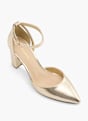 Graceland Sapato de salto com fivela Ouro 69027 2