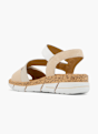 Easy Street Sandale z visoko peto Taupe 69239 3