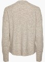 PIECES Pull en mailles Taupe 74614 2