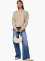 PIECES Pull en mailles Taupe 74614 4