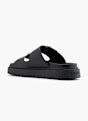 Buffalo Tieffuß Pantolette Schwarz 76043 3