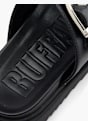 Buffalo Ciabatta con plantare profondo Nero 76043 5