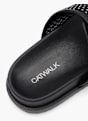 Catwalk Ciabatta con plantare profondo Nero 76549 6