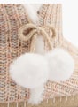 Casa mia Chaussons fourrés Beige 81654 5