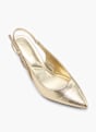 Graceland Slingpumps Gold 110832 2