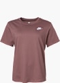 Nike Tee-shirt Marron 120368 1