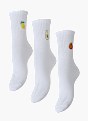PIECES Socks White 122615 1