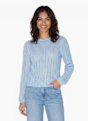 PIECES Strickpullover Hellblau 122947 4