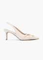 Buffalo Décolleté con cinturino Bianco Sporco 123472 1