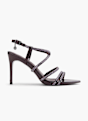 Buffalo Sandalo con tacco Bordeaux 124251 1