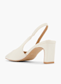 Läst Copenhagen Slingback pump Benvit 124613 3