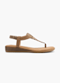 Graceland Toe post sandal Brown 124776 1