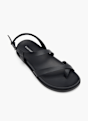 Graceland Toe post sandal Black 124783 2