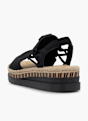 Rieker Sandales à talons Noir 128432 5