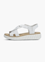 Rieker Sandales à talons Blanc 128435 3