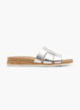 Skechers Flache Pantolette Silber 128405 1