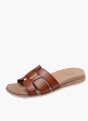 Skechers Flache Pantolette Cognac 128403 2