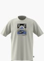 adidas Tee-shirt Blanc cassé 131510 1