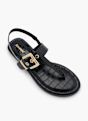 Graceland Toe post sandal Black 134924 2