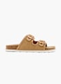 Graceland Footbed sandal Cognac 135376 1