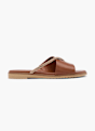Graceland Flache Pantolette Cognac 137845 1
