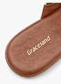 Graceland Flache Pantolette Cognac 137845 6