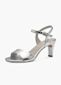 Tamaris Sandale z visoko peto Srebrna 138697 3