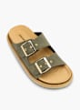 Graceland Tieffuß Pantolette Khaki 139927 2