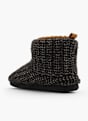 Casa mia Plush slipper Black 158036 3
