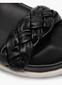 CAFE MODA Flache Pantolette Schwarz 165236 3