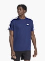 adidas Train Essentials 3-Streifen Training T-Shirt Blau 141207 2