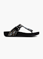 Graceland Sandal med tå-split Sort 21680 1