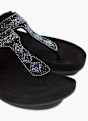 Graceland Sandal med tå-split Sort 21680 5
