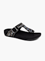 Graceland Sandal med tå-split Sort 21680 6