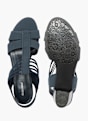 Graceland Højhælet sandal Blå 21344 3
