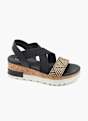 Graceland Højhælet sandal Sort 177 6