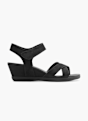 Graceland Højhælet sandal Sort 242 1