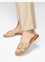 Graceland Flache Pantolette Beige 15449 7