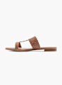 Graceland Flache Pantolette Cognac 20920 2