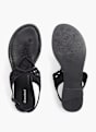 Graceland Sandalias de dedo Negro 553 3